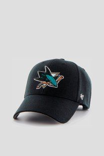Кепка 47 Brand NHL SAN JOSE SHARKS чорний, сірий Уні OSFA H-MVP22WBV-BK фото