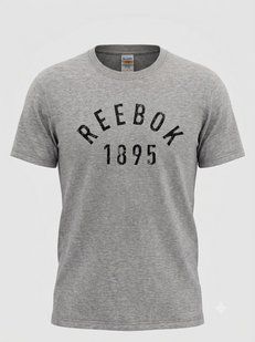 Футболка Reebok 1895 р. S сіра (CA40312) CA40312 фото