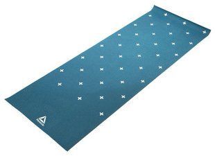 Двосторонній килимок для йоги Reebok Double Sided 4mm Yoga Mat блакитний, білий Уні 173 х 61 х 0,4 с RAYG-11030GN фото