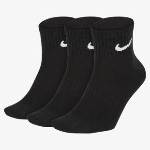 Шкарпетки Nike U NK EVERYDAY LTWT ANKLE 3PR чорний Уні 34-38 SX7677-010 фото