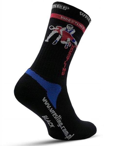 Борцівські шкарпетки WRESTLING BERKNER 44-46 чорні (WR-S-berkner_004) wr-s-berkner_004 фото