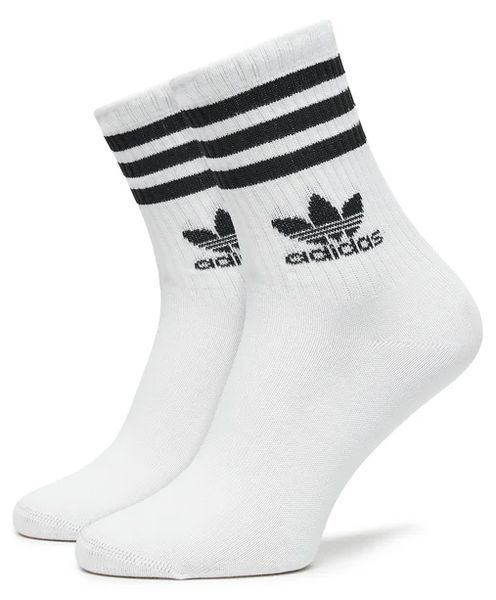 Шкарпетки Adidas CREW SOCK 3STR білий сірий, чорний Уні L (43-45) IL5023 фото