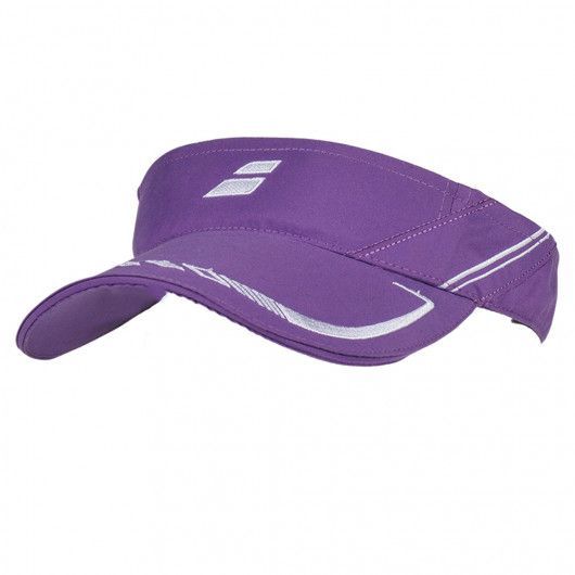 Children's visor Babolat cap junior competition purple