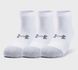 Шкарпетки UA Heatgear Low Cut 3pk білий Уні LG 1346753-100 фото 1