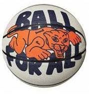 Basketball ball NIKE EVERYDAY PLAYGROUND 8P GRAPHIC DEFLATED light BONE/NAVY/BLACK/orange size 5