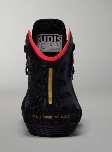 RUDIS JB UltraLITE Youth Wrestling Shoes - ALLISEEISGOLD size EUR37/US5/UK4/23cm (Y-JBANC1003-ABK)