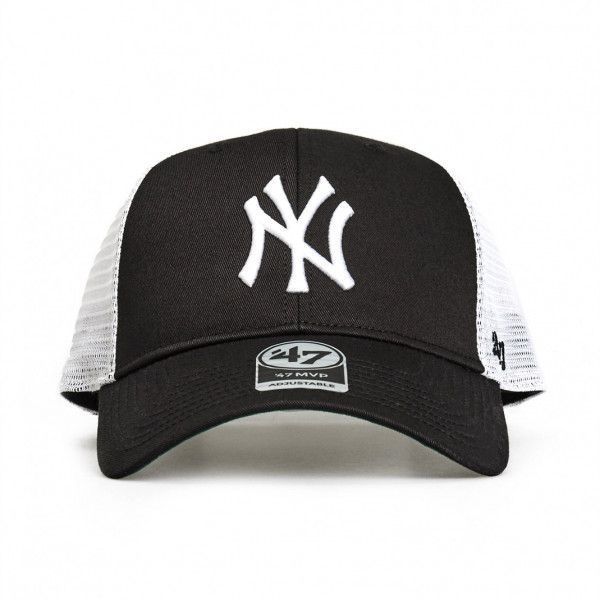 Кепка-тракер 47 Brand NEW YORK YANKEES чорний, білий, зелений Уні OSFA B-BRANS17CTP-BK фото