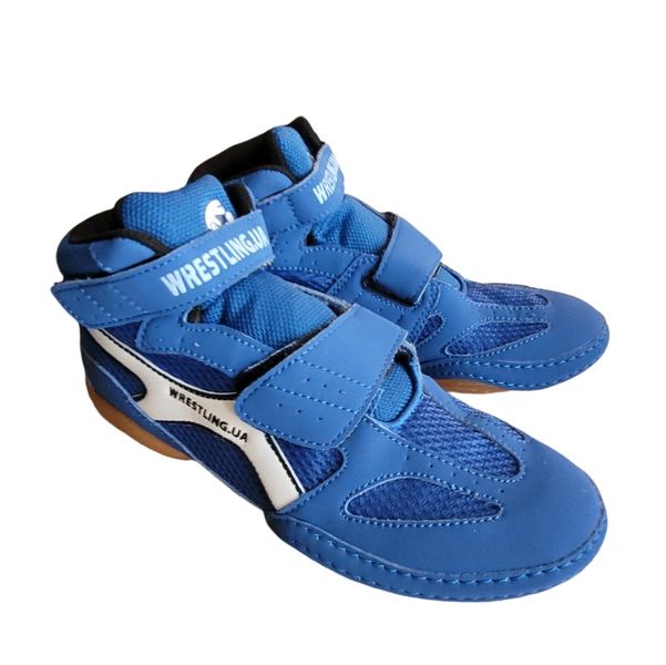 WrestlingUA children's wrestling/boxing shoe size EUR30/ukК11/20cm Blue