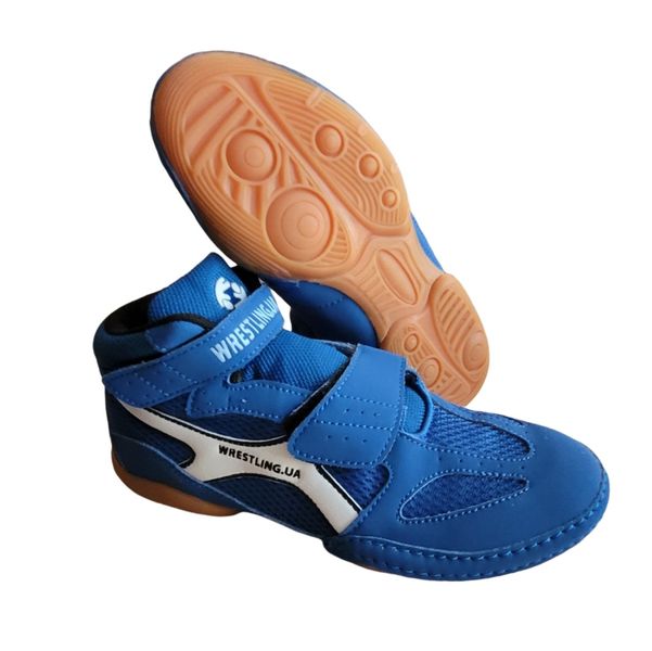 WrestlingUA children's wrestling/boxing shoe size EUR30/ukК11/20cm Blue