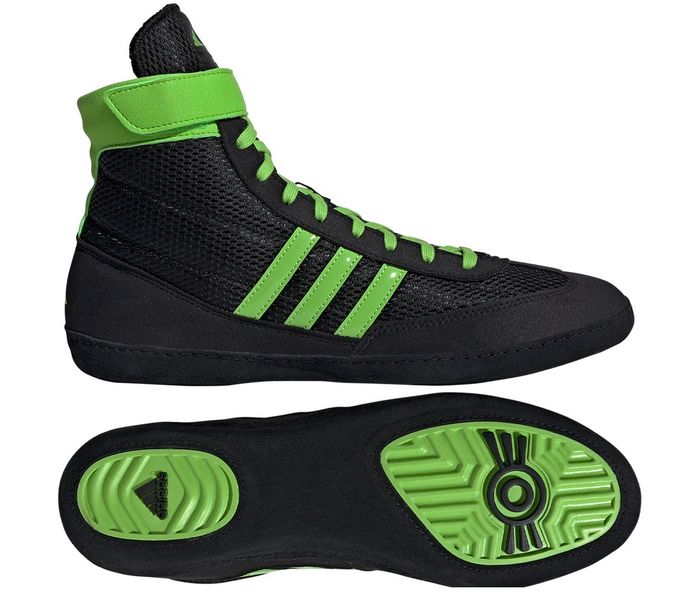 Adidas Combat Speed 4 wrestling/boxing shoe EUR39.5/US6.5/24.5cm Black/Green (IG2025)