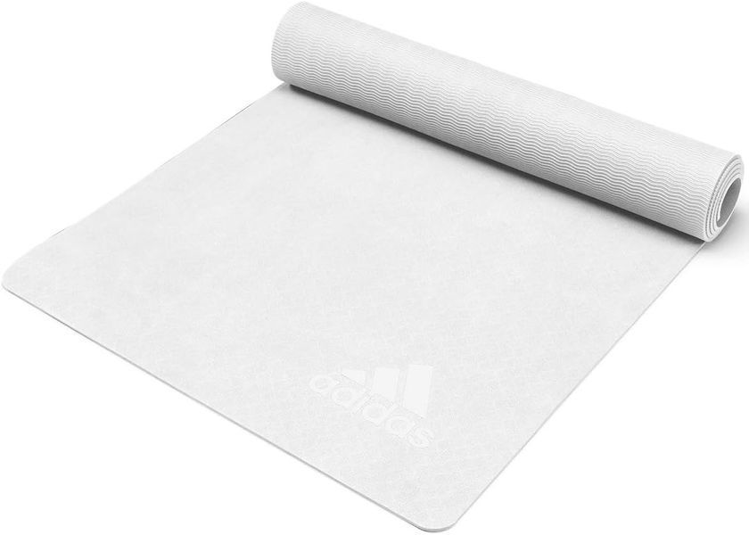 Килимок для йоги Adidas Premium Yoga Mat білий Уні 176 х 61 х 0,5 см ADYG-10300WH фото