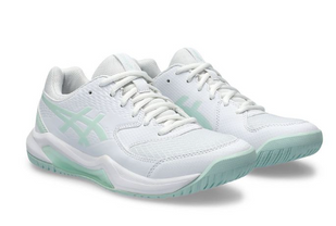 Кроссовки женские Asics Gel-Dedicate 8 white/light-green (40.5) 9 1042A237-102 фото