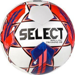 М'яч футбольний Select BRILLANT TRAINING DB v23 білий, червоний Уні 5 086516-165 фото