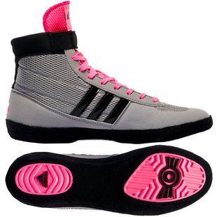 Борцівки, боксерки Adidas Combat Speed 4 р37.5 (23.5см) сірий/чорний/рожевий (IG2026) IG2026 фото