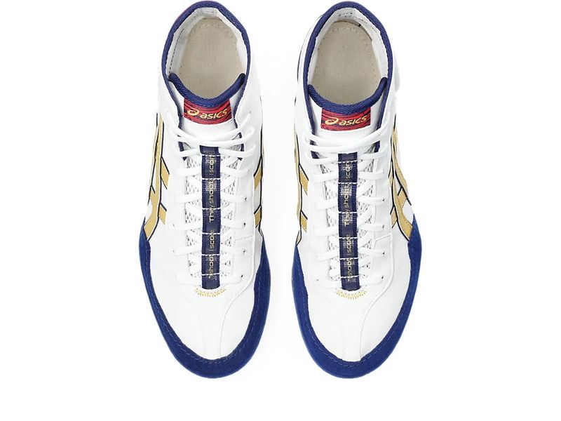 ASICS Dan Gable Evo 3 wrestling/boxing shoe size EUR38/US7/UK6/24.5cm White/Rich Gold