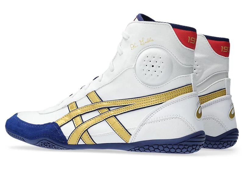 ASICS Dan Gable Evo 3 wrestling/boxing shoe size EUR38/US7/UK6/24.5cm White/Rich Gold