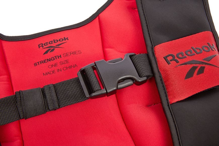 Обважнювач жилет Reebok Strength Series Weight Vest чорний, червоний Уні 3 кг RAWT-11280 фото