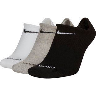 Шкарпетки Nike U NK EVRY PLUS CUSH NS FOOT 3P чорний, білий, сірий Уні 34-38 SX7840-911 фото