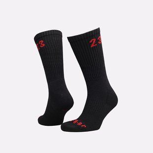 Шкарпетки Nike U JORDAN ESSENTIAL CREW 3PR чорний, червоний Уні 38-42 DA5718-011 фото