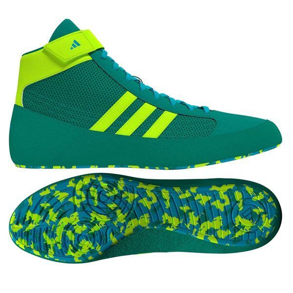 Борцовки Adidas HVC2 р35 (21.5см) зеленые (JQ4996) JQ4996 фото