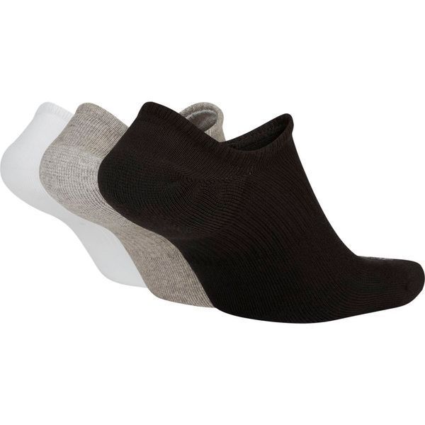 Шкарпетки Nike U NK EVRY PLUS CUSH NS FOOT 3P чорний, білий, сірий Уні 34-38 SX7840-911 фото