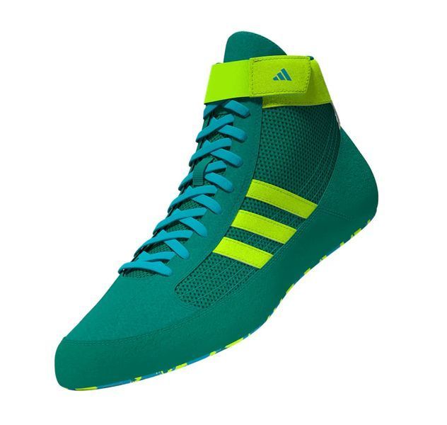 Борцовки Adidas HVC2 р35 (21.5см) зеленые (JQ4996) JQ4996 фото