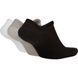 Шкарпетки Nike U NK EVRY PLUS CUSH NS FOOT 3P чорний, білий, сірий Уні 34-38 SX7840-911 фото 2