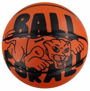 Basketball ball Nike EVERYDAY PLAYGROUND 8P GRAPHIC DEFLATED AMBER/BLACK/BLACK size 5