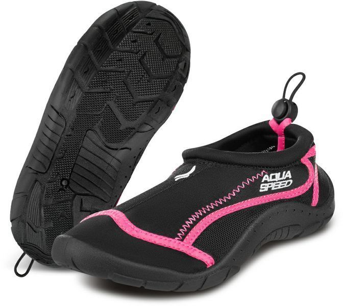 Аквашузи Aqua Speed AQUA SHOE MODEL 28D 9561 чорний, малиновий Уні 36 704-19 фото