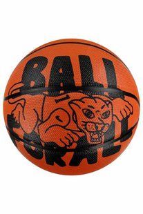 Basketball ball Nike EVERYDAY PLAYGROUND 8P GRAPHIC DEFLATED AMBER/BLACK/BLACK size 6