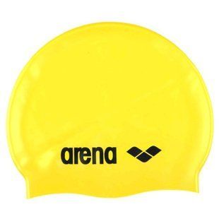 Шапка для плавання Arena CLASSIC SILICONE JR жовтий, чорний Діт OSFM 91670-035 фото