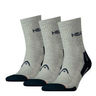 Шкарпетки Head PERFORMANCE SHORT CREW 3PPK UNISEX сірий, синій Уні 35-38 741019001-650 фото
