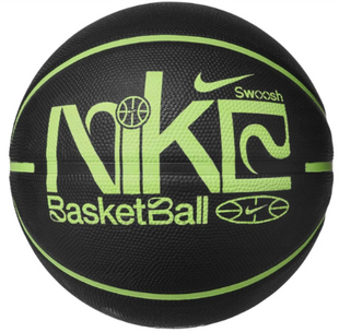Basketball ball NIKE EVERYDAY PLAYGROUND 8P GRAPHIC DEFLATED BLACK/LIME BLAST/LIME BLAST size 6
