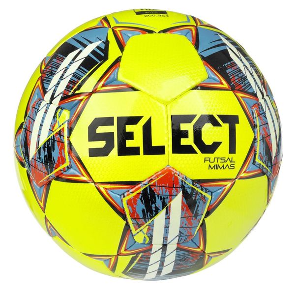 М'яч футзальний SELECT Futsal Mimas (FIFA Basic) v22 жовто-білий Уні 4 105343-372 фото