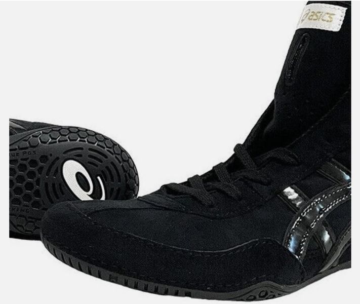 ASICS Tiger EX-EO TWR900 wrestling/boxing shoe size EUR42.5/27cm Black