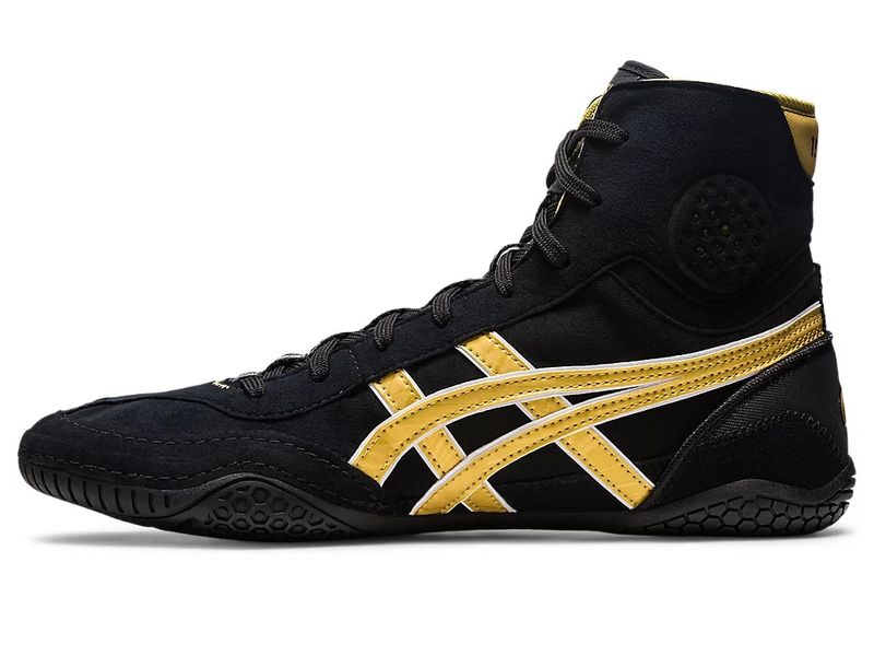 ASICS Dan Gable Evo 3 wrestling/boxing shoe size EUR42.5/US10/UK9/27cm Black/Pure Gold