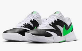 Кроссовки мужские Nike Court Lite 4 black/white/green (40) 7 FD6574-105 фото