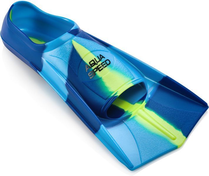 Ласти Aqua Speed TRAINING FINS 7939 синій, блакитний, жовтий Діт 31-32 137-82 фото
