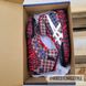 ASICS Aggressor 2 wrestling/boxing shoe size EUR37/US6/UK5/24cm Black/White/Red-Plaid (J302Y-9001)