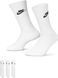 Шкарпетки Nike U NK NSW EVERYDAY ESSENTIAL CR 3PR білий Уні 38-42 DX5025-100 фото 1