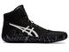 ASICS Aggressor 5 wrestling/boxing shoe size EUR38/US7/UK6/24.5cm Black/White