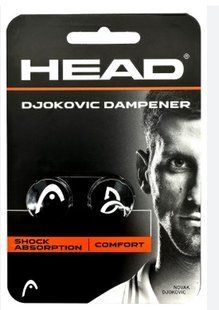 Віброгасники Head Djokovic Dampener black 2 шт 285704 bk фото