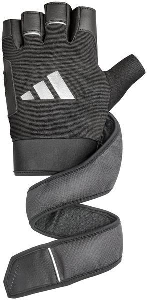 Рукавички для тренінгу Adidas Wrist Wrap Training Gloves чорний Уні XL ADGB-15054 фото