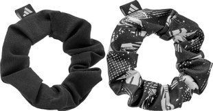 Гумки для волосся Adidas Hair Scrunchies 2pk чорний, білий Жін One Size ADAC-16500 фото