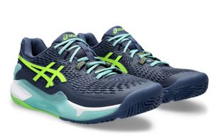 Кроссовки мужские Asics Gel-resolution 9 navy/green (44) 10 1041A334-402 фото