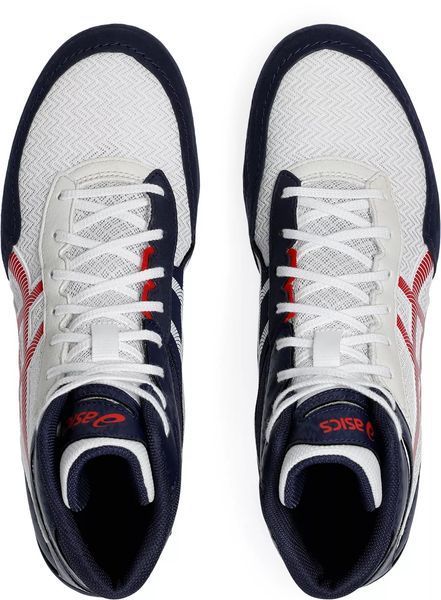 Asics MATCONTROL 3 wrestling/boxing shoe size EUR42.5/US10/27cm White/Classic Red (1081A053-101)