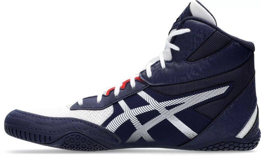 Asics MATCONTROL 3 wrestling/boxing shoe size EUR42.5/US10/27cm White/Classic Red (1081A053-101)