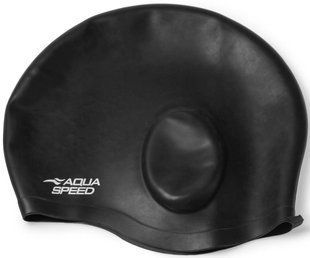 Шапка для плавання Aqua Speed EAR CAP Comfort 9894 чорний Уні OSFM 289-07 фото