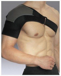 Фіксатор плеча SHOULDER SUPPORT чорний Уні Uni LS5765 фото