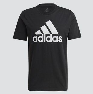 Футболка Adidas Essentials Big Logo розмір S чорна (GK9120) GK9120 фото